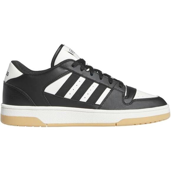 NWT adidas Men's Turnaround Basketball Sneaker, black,white,gum-SZ 13 - Picture 3 of 5